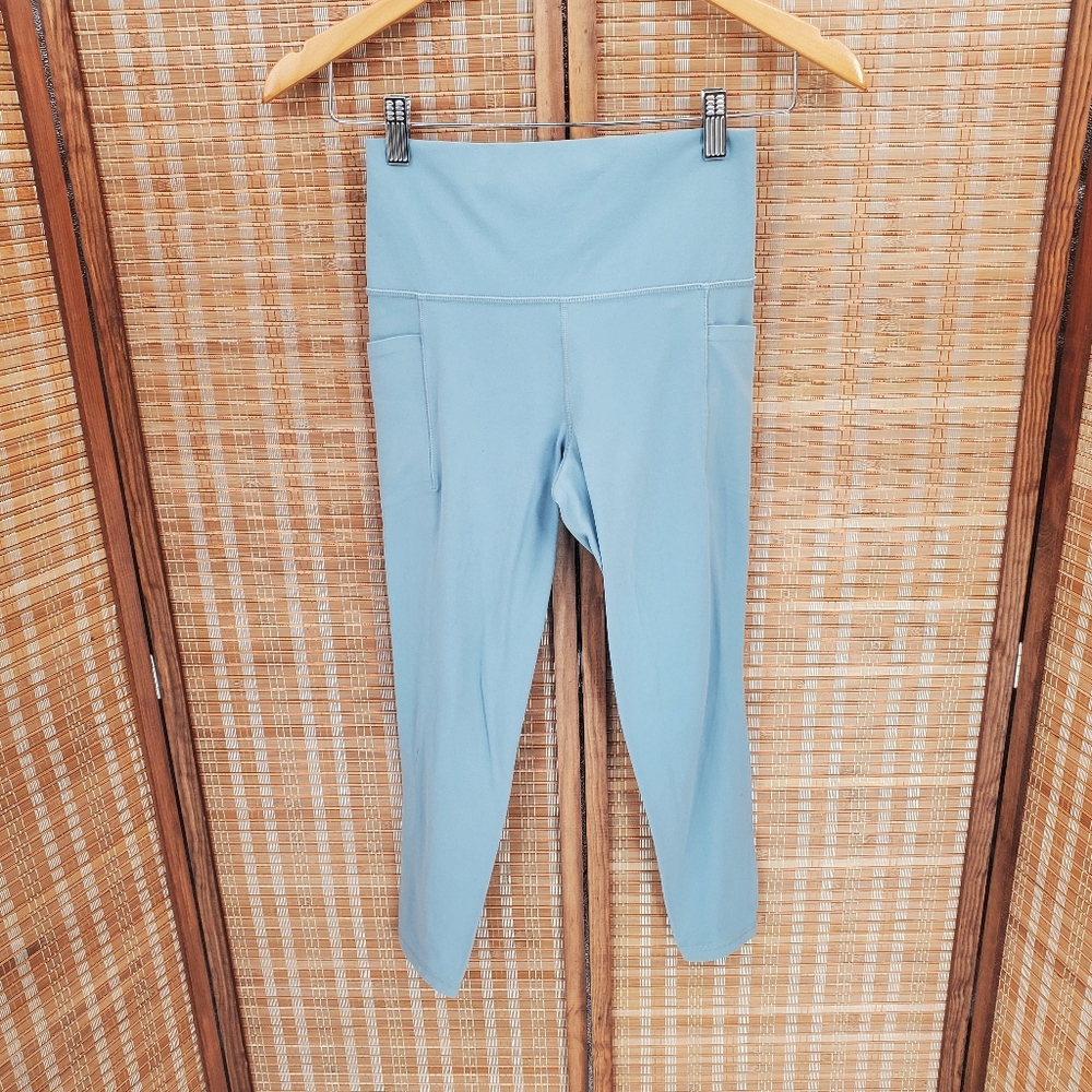 ◇ Athleta Gray Salutation Stash 7/8 Tight Leggings Size XS